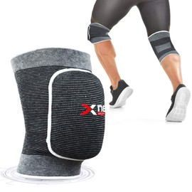 Xn8 Knee Support Foam Pads Guard Knee Sleeves-Brace-Protector Elasticated Wraps for Sport-dancing-Volleyball-Soccer-Basketball