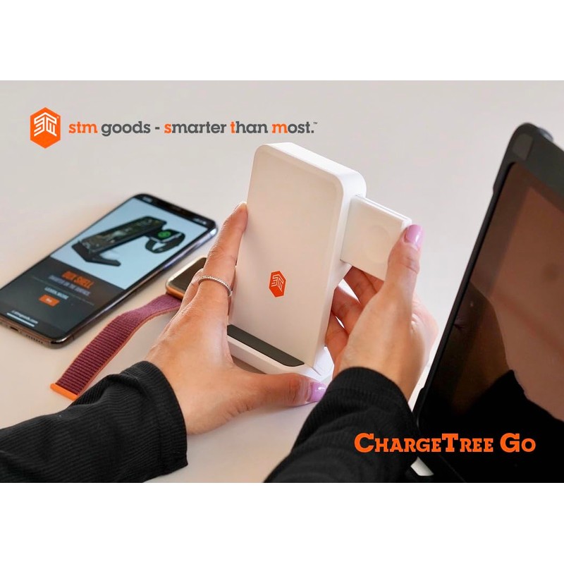 STM ChargeTree: 3-in-1 Foldable MagSafe Wireless Charging Station (Supports 20W