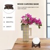 DOITOOL Wooden Stand for Crystal Sphere Quartz Ball Holders Wood