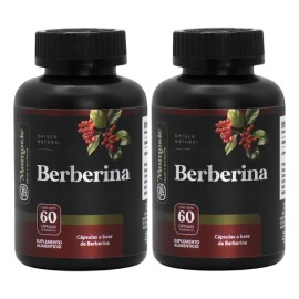 Kit De 2 Berberina Hcl 97% | 60 Cápsulas De 500 mg | Berberine | Extracto 100% Puro | Momosie | Dura 2 Meses