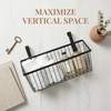 LeleCAT Grid Storage Baskets with Hooks, Over Cabinet Door Organizer,