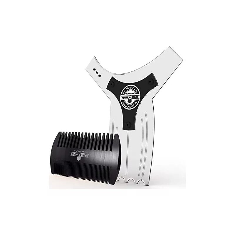 Grow Alpha Beard Moldeador De Barba Y Herramienta Para Dar