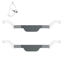 Anzorhal 2 Packs Replacement Headgear Strap with Arms for DreamWear Nasal Pillow Mask, Adjustable Soft Super Elastic Replacement Headgear Compatible with Dreamwear Nasal Mask