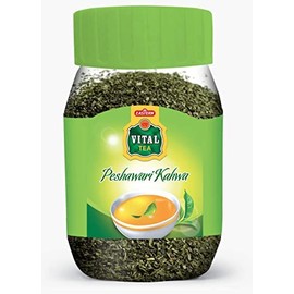 Peshawari Kahwa Tea- Jar of 220g, Flavourful Taste of Green Tea and Loose Leaf Tea, Freshly and Carefully Packed with Heritage Taste of Peshawari Kahwa, Aromatic Green Tea Loose Leaf