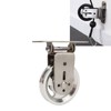 Pulley Wheel Bidirectional Rust Proof Silent Rotation Traction Wheel for