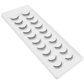 Baluue Natural False Lashes Extensions for Women 10 Pairs Eyelashes Comfortable Fashionable