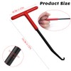 1 Piece Spring Puller Tool, Red, Hardened Steel, Motorcycle Tool,