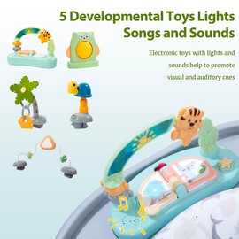 Time Followers® Baby Activity Center | 3-Stage 4Modes Activity Center & Play Table | Montessori-Inspired Design | Exersaucer, Jumper & Bouncer for Baby Ages 6M+ (Grey)