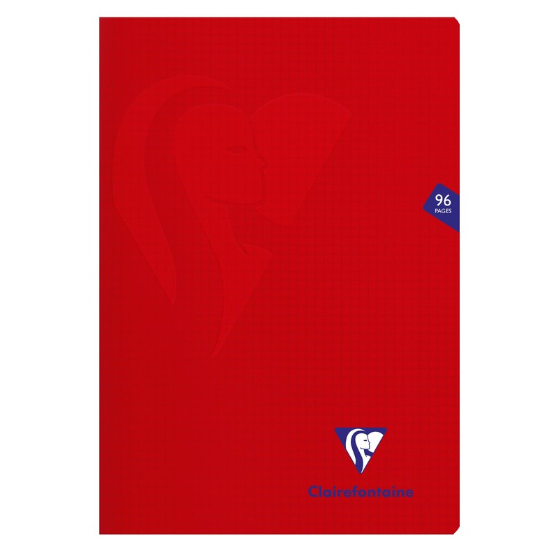 Clairefontaine Metric Small-Squared Exercise Book Not Spiral-Bound Polypropylene Cover A4