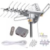 LAVA HD2605 Outdoor HD TV Antenna Remote Controlled Rotation 4K