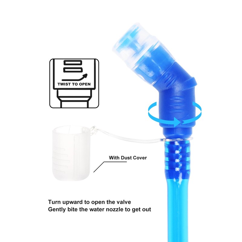 WRELS Hydration Bladder,Water Bladder for Hydration Pack,BPA-Free Leakproof Water Reservoir