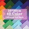 PLATEYTR Felt Fabric 40 Colours Craft Felt Craft Felt 20