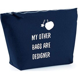 Hippowarehouse My other bags are designer printed make up cosmetic wash bag 18x19x9cm