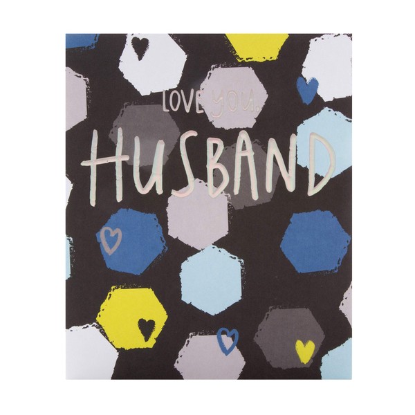 Hallmark Birthday Card for Husband from The Hallmark Studio - Contemporary Patterned Design