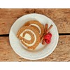 AmishTastes Arianna's Bakery Homemade Pumpkin Roll Autumn Thanksgiving Cake Dessert,