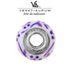 Venetiaurum - Charm-Anhänger aus Original-Muranoglas und Silber 925 - Schmuck"Made