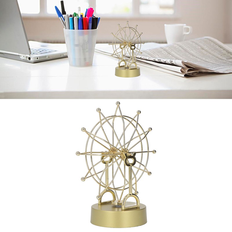 Electronic Ferris Wheel Desk Toy Magnetic Rotation Perpetual Motion Home