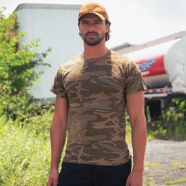 Rothco Camo T-Shirt - Comfortable, Tough and Long Lasting - Tiger Stripe Camo (US, Alpha, 3X, Regular, Regular, Tiger Stripe Camo)