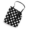 Cute Black and White Polka Dot Aesthetic Pattern Minimalist Tote