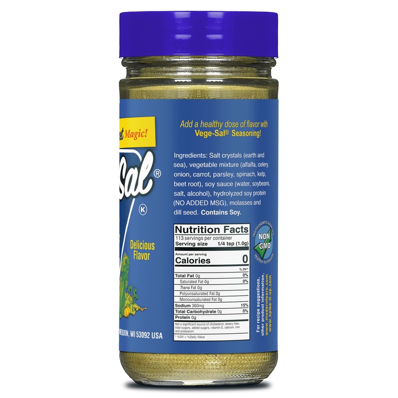 Spike Gourmet Natural Seasoning, Vege-Sal, 4 Ounce (Pack of 6)