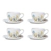 Lenox 896612 Wildflowers 8-Piece Espresso Cups & Saucers Set