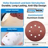 EffektWerk Sanding Discs (24 Pack, 8 Holes) 125mm Multi Grit