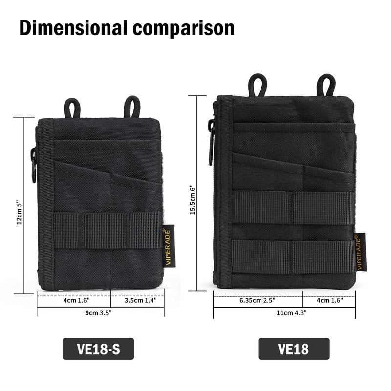 VIPERADE VE18-S Small EDC Pouch Tool Organizer,Multifunction Small Tools Pouch