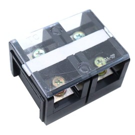 Sscon 1Pack Dual Rows Terminal Block 2 Position 600V 100A Large Current Screw Terminal Strip TC-1002