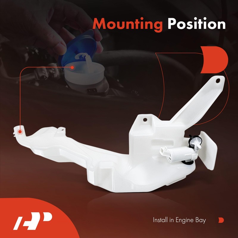 A-Premium Windshield Washer Reservoir Tank Assembly Compatible with Honda CR-V