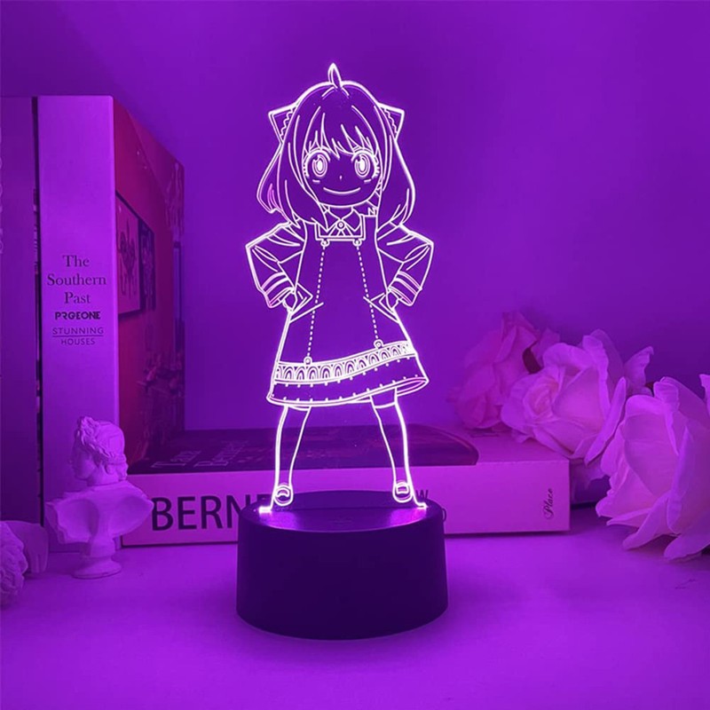 Anime LED Night Light 3D Night Light Character Lamp USB