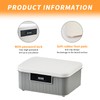 AnRui 4.2 Gallon Lockable Storage Container Bin, Portable Plastic Safe