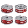 JAMSSOW 4 Pcs Replacement Strimmer Spool Compatible with Flymo FLY021/513937190,Double