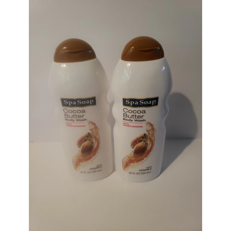 Set of 2 Spa Soap 20 oz Cocoa Butter With