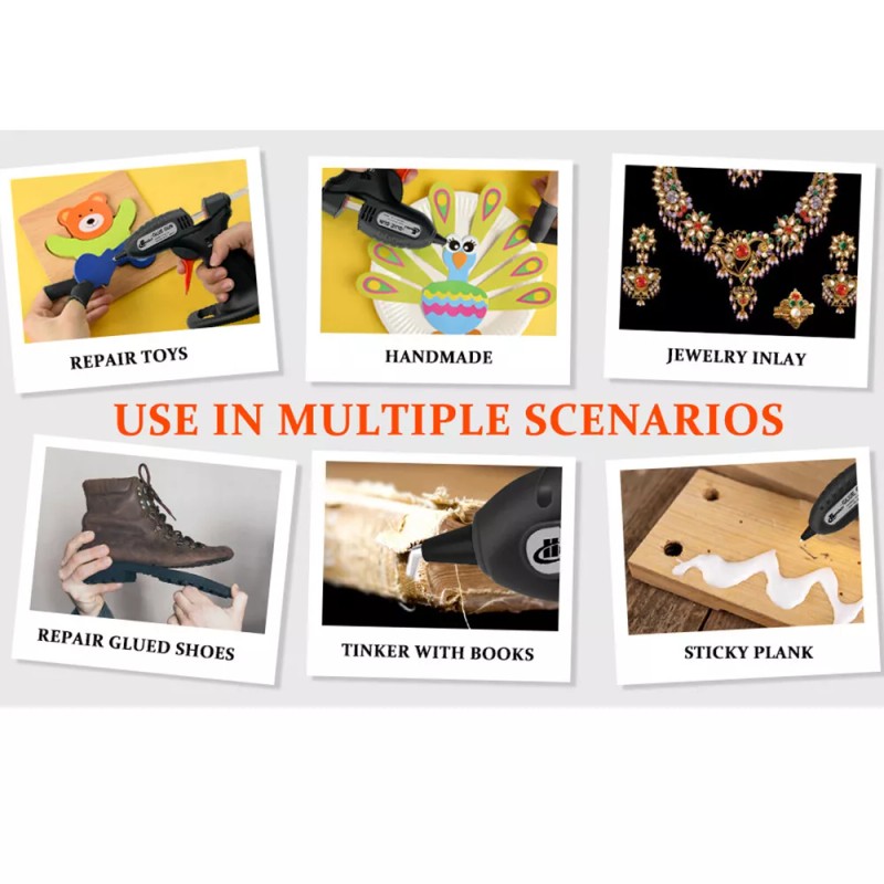 Glue Gun Hot Melt Glue Gun with 30 Clear Glue