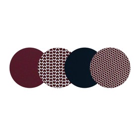 0.75" Circle Match Striker Stickers Strike Paper Adhesive Pre-Cut Matches Lighting Strip (12 Stickers, Black)