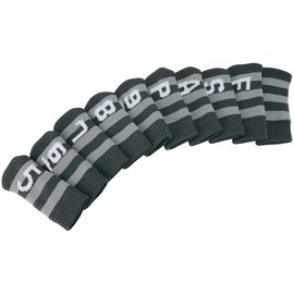 Light Golf it! Iron Cover, Gray x Black H-66 (550)