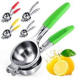 Lemon Squeezer Extra Large, Lemon Squeezer Juicer Stainless Steel, Heavy Duty Manual Citrus Juicer Hand Press, Kitchen Tools Lime Squeezer Bar Tool, Easy to Clean Metal Lemon Hand Press