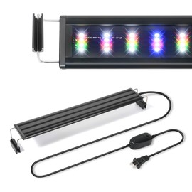AQUANEAT LED Aquarium Light for 24 to 30 Inch Fish Tank, Full Spectrum Fish Tank Light, with Daylight Moonlight Mode