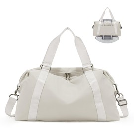 Weekender Overnight Bag for Women, Lightweight Travel Duffel Bag with Trolley Sleeve and Wet Pocket, Carry on Bag Personal Item Travel Bag, Waterproof Sports Gym Tote Bag,Hospital Bag