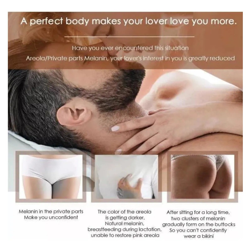 Duo Pack Crema Aclaradora Zona Intima Genitales Cuello Axila Neutra