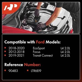A-Premium Bujías de Iridio Platino Compatibles con Ford Focus 2012-2018, Transit Connect 2019-2021, EcoSport 2018-2020, 2.0L, Juego de 4