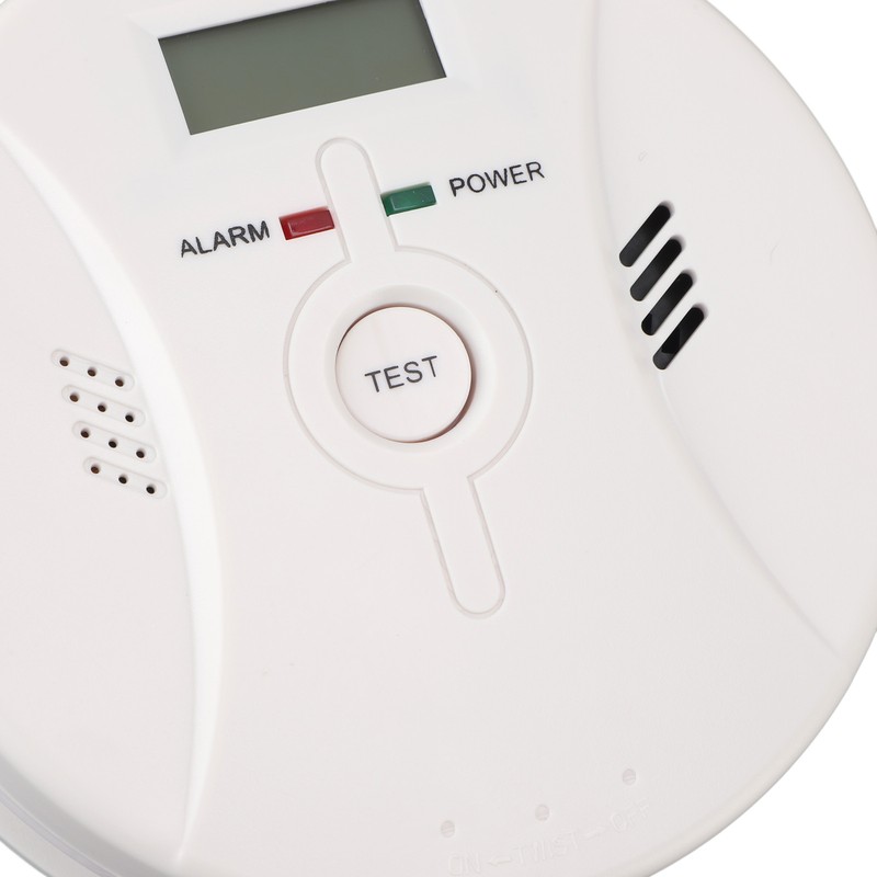 2 in 1 Smoke and CO Detector Sound Light Alarm
