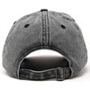 DALIX Bad Hair Day Hat Baseball Cap in Washed Black