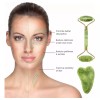 SANBREVE Rodillo Masaje Facial De Jade Gua Sha Rejuvenece Kit