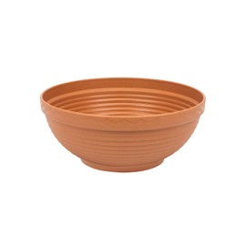 Terracotta size 06 plastic flower bowl TERRA 3.0 litre - 3 colours, 12 sizes