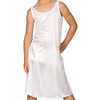 Girl's Full Tea Length Tricot Slip (16) White
