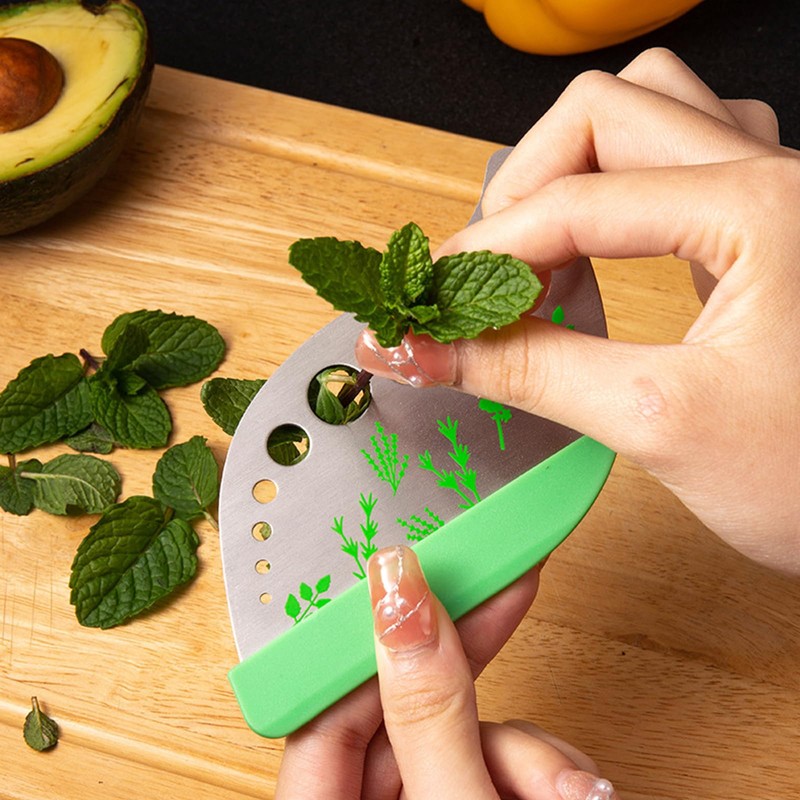 WUDQIJI Leaf Herb Stripper 9 Holes Herb Stripper Herb Cutter