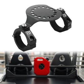 PLUSBEAM UTV Gas Can Mount Bracket, Oil Can Water Holder Compatible with Polaris RZR Pioneer Can Am Maverick X3 Commander Talon for 1 inch- 2 inch Roll Bar