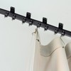 Jetec Curtain Tracks Ceiling Flexible Curtain Track Bendable Rail Curved