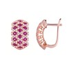 TEBIHOYO Unique Cute Hypoallergenic Gold Plated Hoops Earrings Studs for